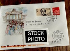 SIX GERMANY NUMBERED OPENING OF BRANDENBURG GATE FDC SEE SCANS LOOK 👀 1359