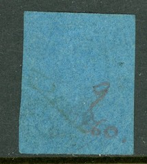 Germany States 1855 Prussia 2 ngr Black/Dark Blue Scott #11 VFU L77
