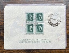 1937 Germany Airmail Cover ✉️ Weilimdorf – Rio de Janeiro – Brazil – Michel 526