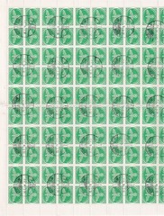 Stamp Germany Feldpost Mi 4 Sheet 1944 WWII Fascism Military Field Post CTO