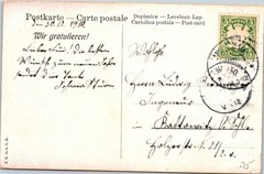Antique 1910 German Postcard Divided Back Bavaria 5pf Stamp Postmarked Children