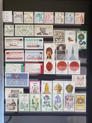 25227-Germany (FRG) Stamps Year 1977 Collection Set, 39 Pcs & 2 S/S – MNH