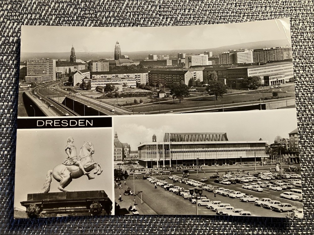 Dresden, Picture Post Card 1977 Year