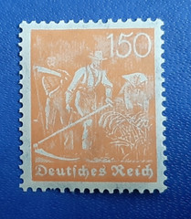 Germany Stamp Deutsches Reich 150 Pfennig 1921 Mi. Nr. 189 (22532)