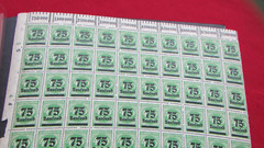 Weimar Republic German Empire 1923 Overprinted Stamp 75 thous on 400 Mark VERY