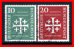 Germany Postage Stamps Scott 744-745, Used Complete Set!! G1220e