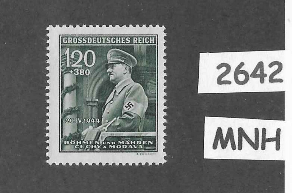 #2642 MNH Stamp Sc B26 / Adolf Hitler Birthday / 1944 WWII Occupation BaM