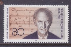 Germany Berlin 9N507 MNH 1986 Wilhelm Furtwangler – Composer Issue