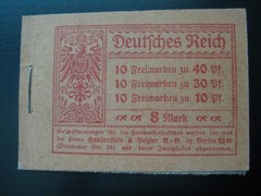 DEUTSCHES REICH Mi. #MH 14.1 A scarce mint MNH stamp booklet! CV $300.00