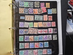 1800-1900 Germany & Colonies Stamp Collection Album Mixed Used & Mint Blocks