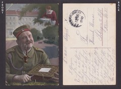 GERMANY 1915, Postcard Patriotic Dich hab‘ ich am liebsten!, Fieldpost, WWI
