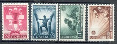 Serbia 58/61 Anti Freemason** MNH Post Fresh 24EUR(71036
