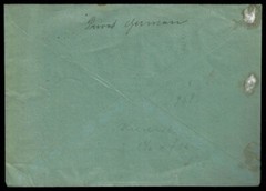 SG36 GERMANY 1948 Self adressed cover with multiple of four 84pf Messe issue