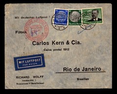 Germany Airmail Feb 1936 to Brazil / 3 Mark – L17385