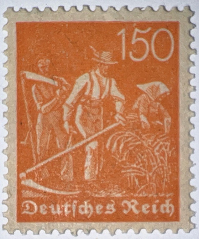 Travelstamps: 1922 Germany DR Deutsches Reich 150pf Stamp Scott #175 MNH OG