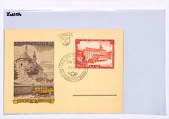 SAAR FDC *TAG DER BRIEFMARKE* 1954 Card St Ingbert First Day Germany XM106