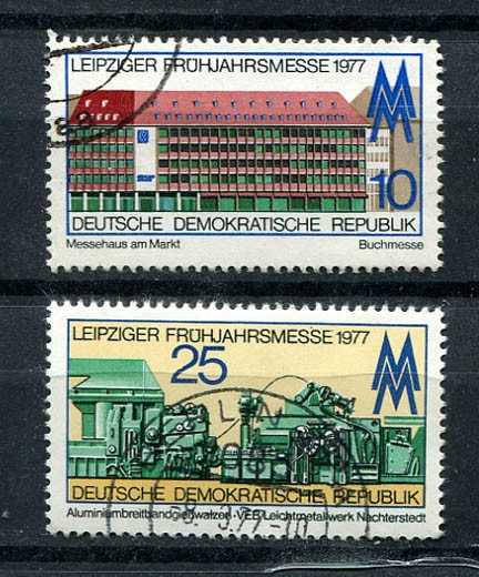Germany – DDR : Leipzig spring fair set from 1977 – used