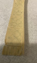 Vintage 1923 Germany 1 Million Mark Stamp Strip – Weimar Hyperinflation Era