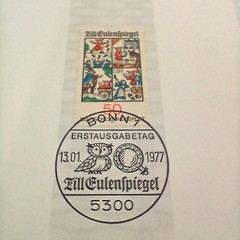 Ersttagsblatt 1977 German First Day Covers Collection – 14 Vintage Stamp Sheets