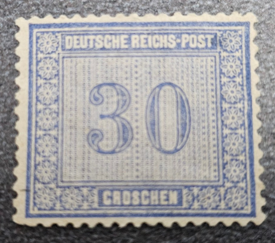 Stamp Germany Reich Brustschild Shield 30 Groschen 1872 Mi. Nr. 13 [🇩🇪39139-4]
