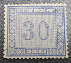 Stamp Germany Reich Brustschild Shield 30 Groschen 1872 Mi. Nr. 13 [🇩🇪39139-4]