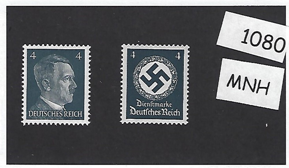 MNH stamp set Adolf Hitler & Official 1941 & 1942 PF04 Third Reich era Germany