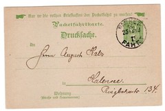 BERLIN GERMANY 1899 CITY POST POSTAL STATIONERY CARD USED