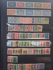 pre, during and post ww2 german stamps
