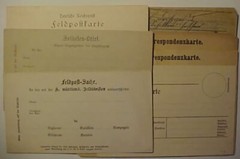 NORTH GERMANY 6 FELDPOST,4 MINT, ALSO SOLDATEN BRIEF MINT