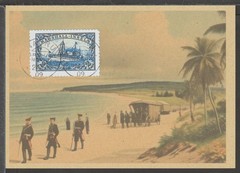 ✔️ Deutsches Reich Colonies 1910 Marshall Islands RARE POSTCARD – REPRODUCTION