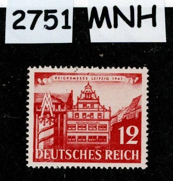 MNH stamp Sc #500 1941 Spring fair Leipzig Germany WWII #2751