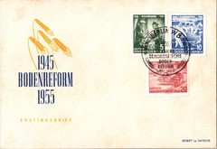 German Democratic Republic Scott 255-257 Unaddressed.