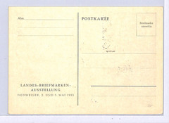 SAAR FDC *TAG DER BRIEFMARKE* 1953 Card Dudweiler First Day Germany XM105