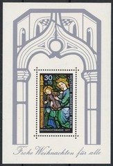 Germany 1977 : Christmas – Good Very Fine MNH Sheet