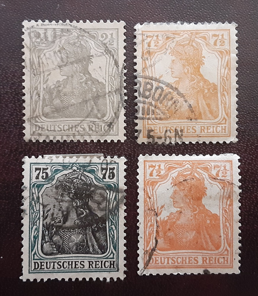 Germany DEUTSCHES REICH 1916 1919 Used See Catalog Numbers XF 2657