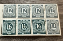 GERMANY 🇩🇪 1946 A119 EXPLODED BOOKLET 539a & 544a MNH $39.00 LOOK 1226