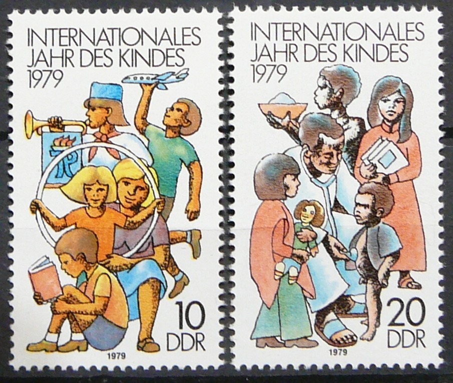 Germany DDR Stamps – International Year of the Child_1979 – MNH.