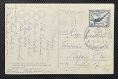 Berlin Germany Postcard Cover 1936, Special Cancel
