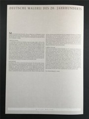 GERMAN POST ART-EDITION 1994/22 1748/1750 MALEREI GEMÄLDE KUNST ART