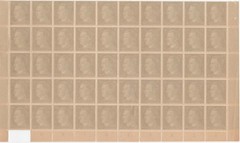 WWII Germany 30 Pfennig Stamp Block MNH Large Sheet Michel 800B