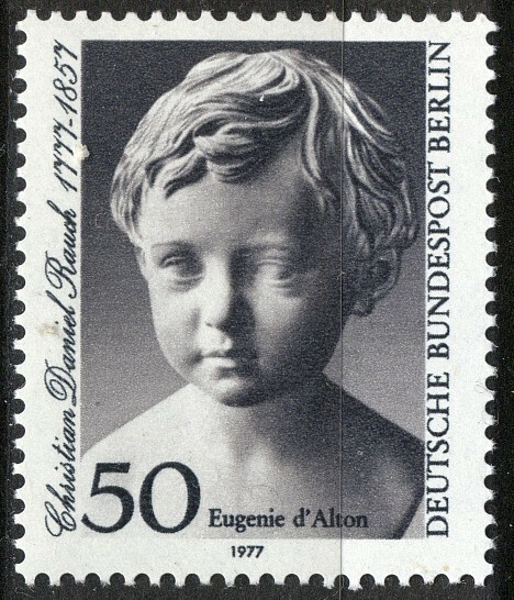 Berlin 1977, 200th birthday of Christian Daniel Rauch VF MNH, Mi 541