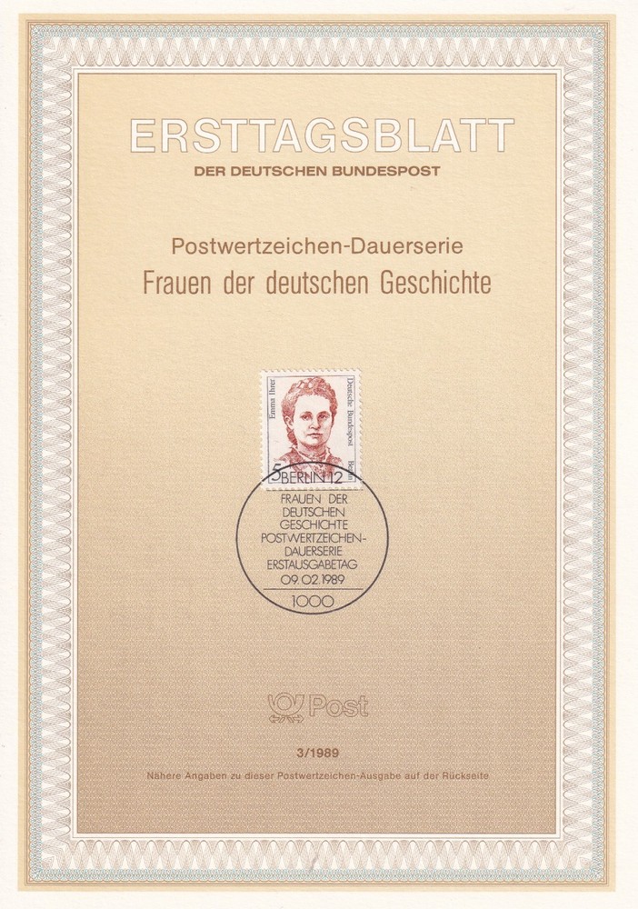 Berlin ETB 833 from famous women set