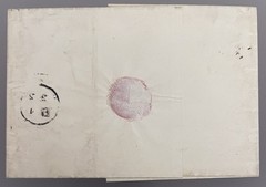 1853 German States Cover, Heidelberg, Baden, Scott’s # 3a