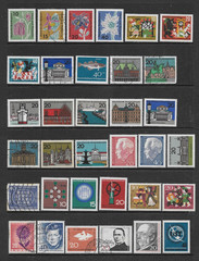 GERMANY VARIOUS MINT & USED POSTAGE/SEMI-POSTAL ISSUES 1954 – 1965