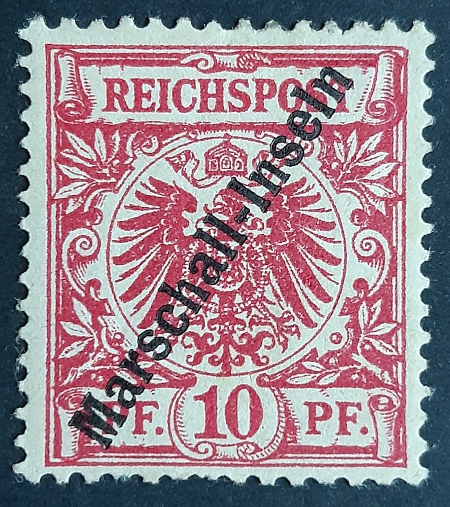 Germany Marshall Islands 1897 SGG3 10pf carmine overprinted, mounted mint