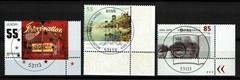 Bundle 2535, 2536, 2538, Corner 4 stamped, Mi. 3.60