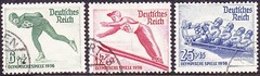 Stamp Germany Mi 600-2 609-16 Sc B79-89 1936 Reich Winter Summer Olympics U