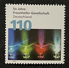Travelstamps: 1999 Germany Stamp Sc #2033 50th Anniv. Fraunhofer Society MNH OG