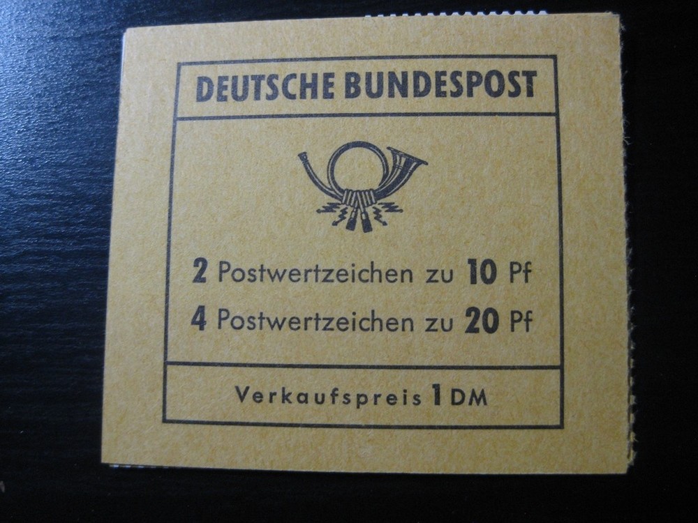 GERMANY Mi. #MH 13c scarce mint MNH stamp booklet! CV $7.20