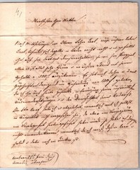 GERMANY 1858 BADEN POSTAL HISTORY LETTER ADDR WAIBSTADT & POSTMARK SINSHEIM